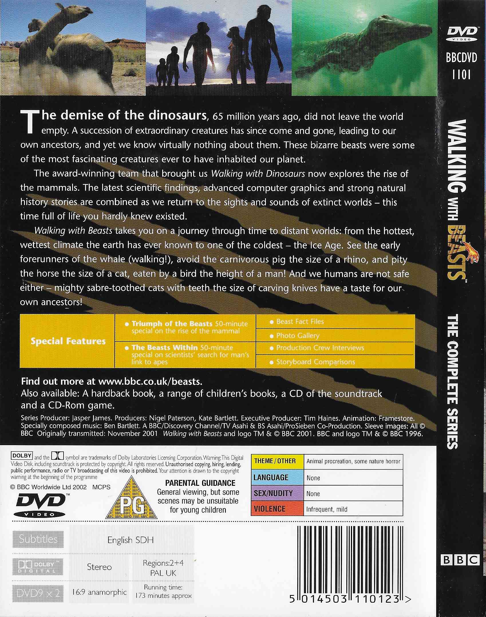 Back cover of BBCDVD 1101